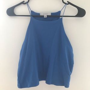 Blue halter top | size m